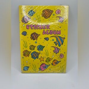1980’s Vintage Colorful Fish Sticker Album